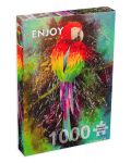Παζλ Enjoy από 1000 κομμάτια - Πολύχρωμος παπαγάλος - 1t